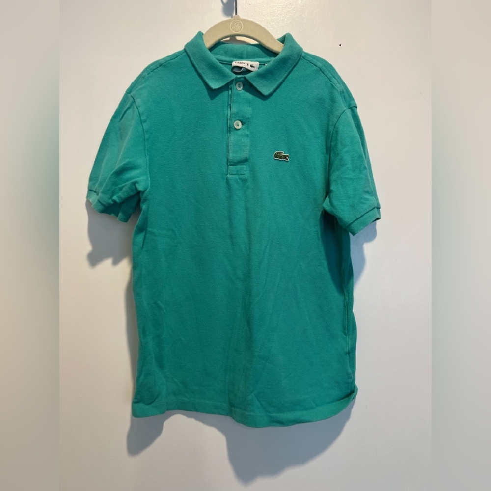 Lacoste boys classic short sleeve polo